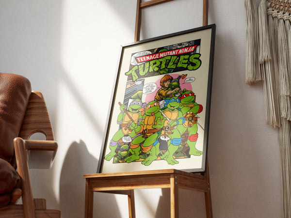TMNT Retro Poster