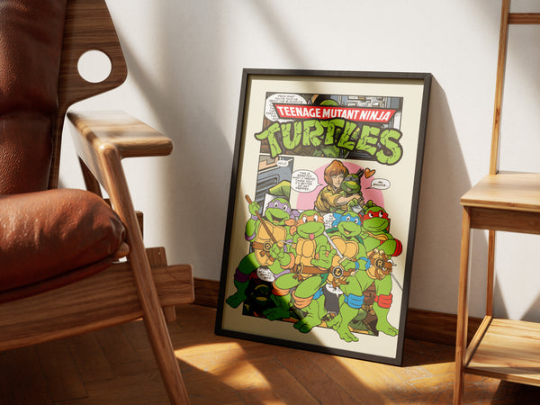 TMNT Retro Poster