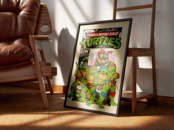TMNT Retro Poster