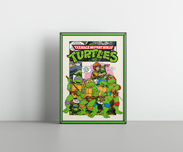 TMNT Retro Poster