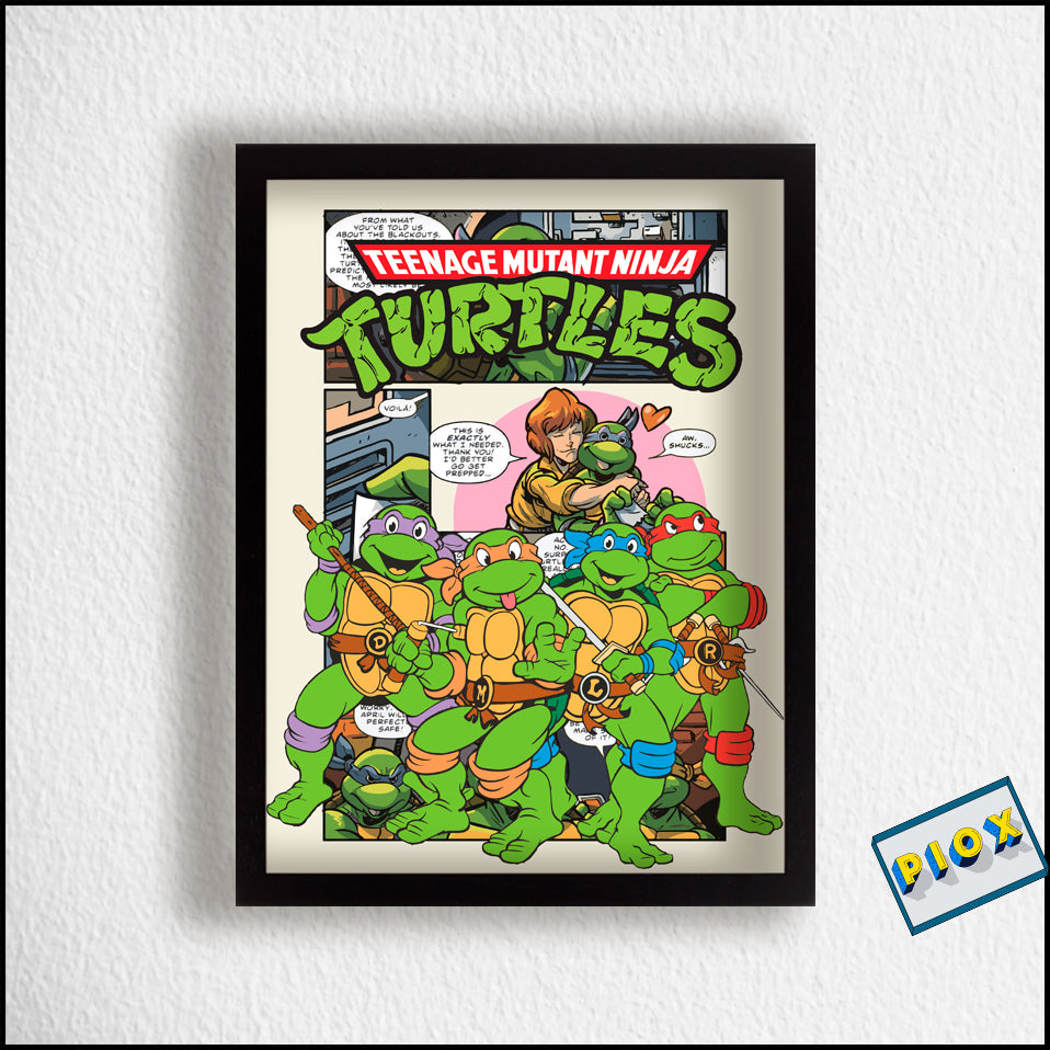 TMNT Retro Poster