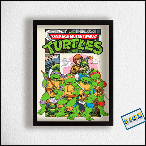TMNT Retro Poster