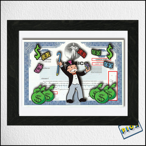 Stock Certificate Monopoly Man