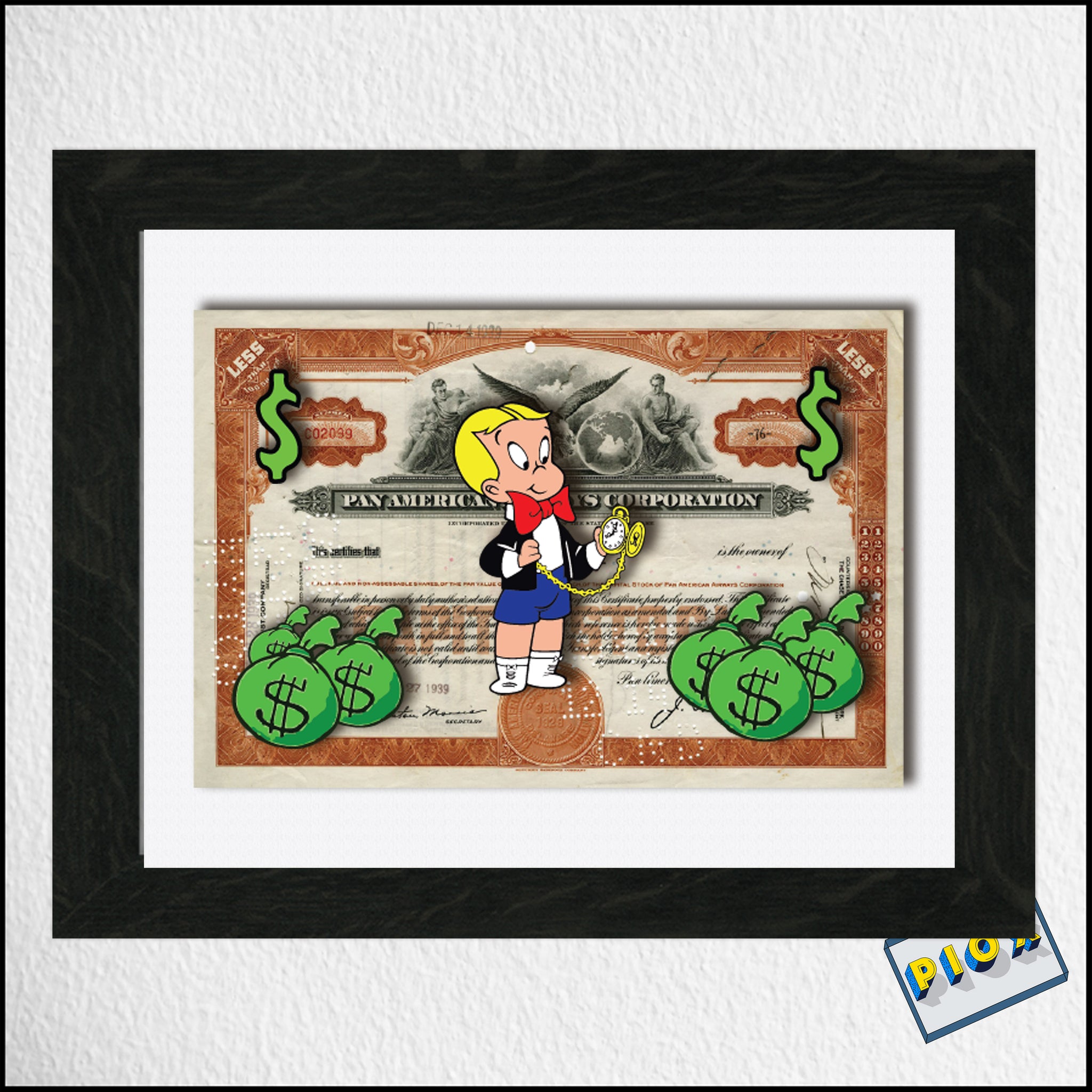 Stock Certificate Richie Rich