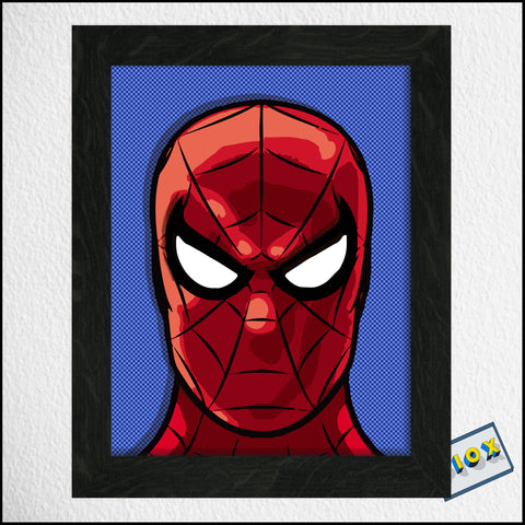 Spiderman Comic Face