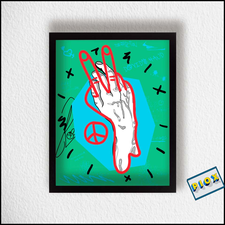 David's hand graffiti