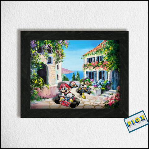 Mario Kart Oil Paint